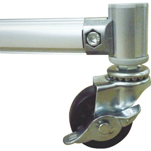 吉野 火花用衝立アルミパイプ 2×2 単体キャスタ