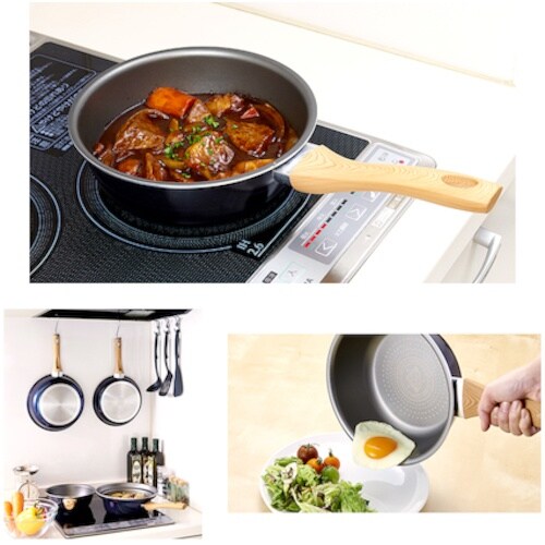 アイメディア IHダイヤモンドコートフライパン 2