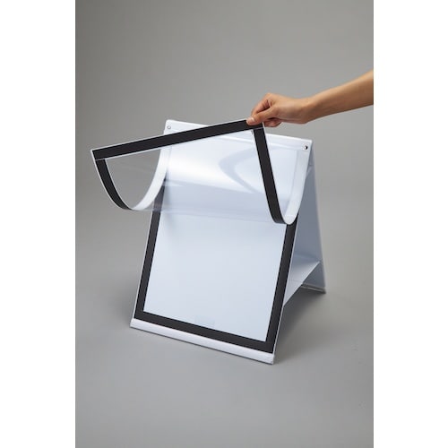 緑十字 マルチサインボード ホワイト 500×36