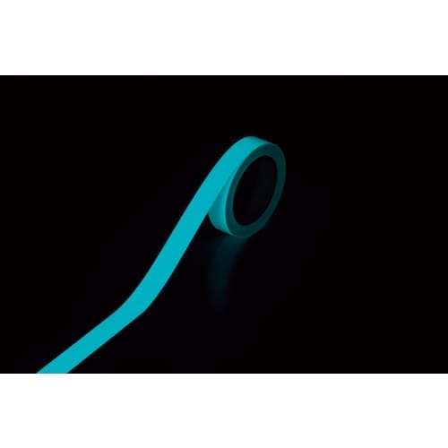 緑十字 中輝度蓄光テープ(青色蓄光タイプ) BFL