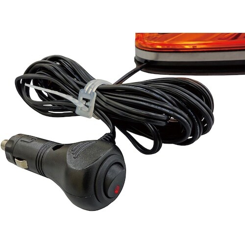 緑十字 マグネット着脱式LED回転灯(流線型) 回