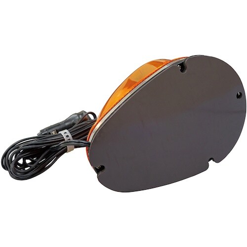 緑十字 マグネット着脱式LED回転灯(流線型) 回