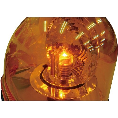 緑十字 マグネット着脱式LED回転灯(流線型) 回