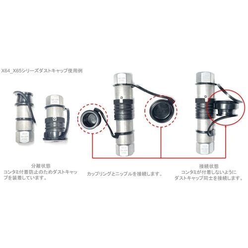 CEJN シリーズ765 カップリング用ダストキャ