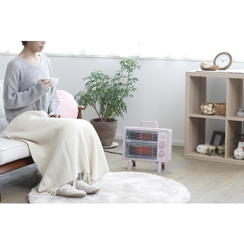 IRIS 513818 遠赤外線電気ストーブ 小型