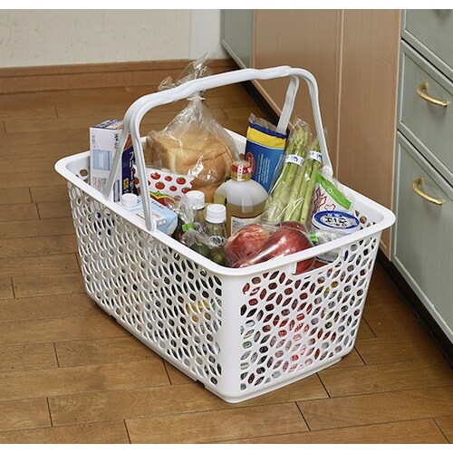 ヒマラヤ化学 1559 ハンドル積み重ねバスケット