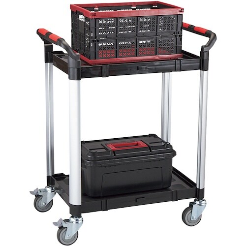 緑十字 ツールカート KT−707E 黒 750×