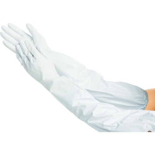 SHOWA 腕カバー付手袋薄手 No240 ホワイ