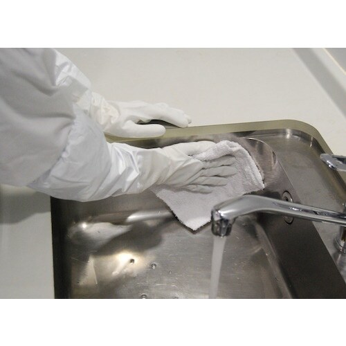 SHOWA 腕カバー付手袋薄手 No240 ホワイ