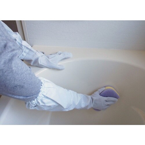 SHOWA 腕カバー付手袋薄手 No240 ホワイ