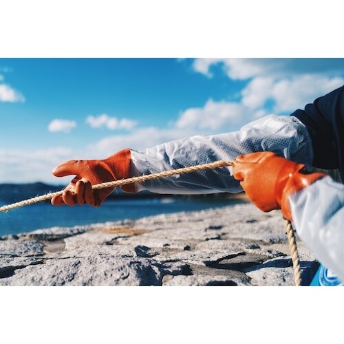 SHOWA 腕カバー付手袋 No645腕カバー付ニ