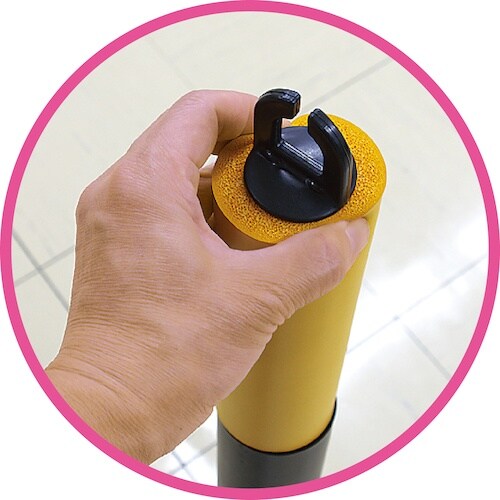 CAR−BOY やわらかゴムポール 80cm イエ