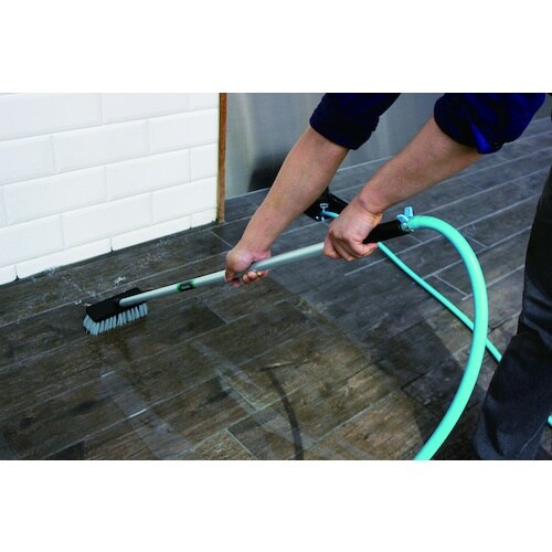 テラモト ホースデッキブラシWS