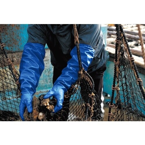 SHOWA 腕カバー付手袋 No695腕カバー付耐