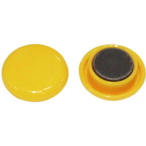mitsuya カラーマグネット20mm 黄12個