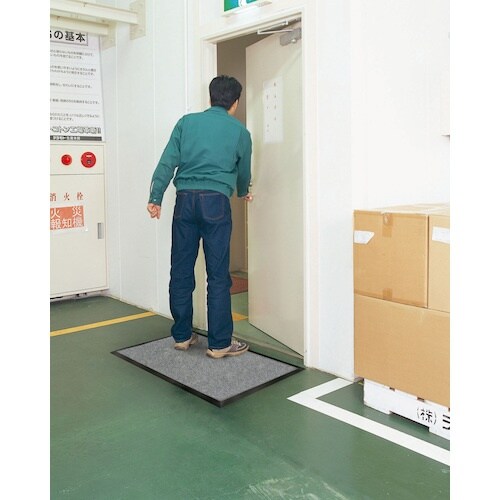 テラモト 吸油マットGY 700mm×850mm