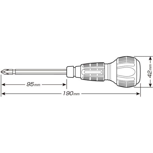 アネックス クイックボール60 ラチェットドライバ