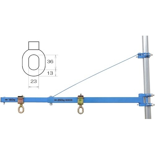 HHH パイプマウントジブクレーン