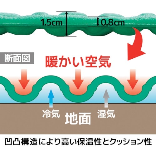 KAKURI 折りたたみクッションマット シングル