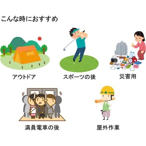 なでフク 超爽快シャワー手袋 6枚入