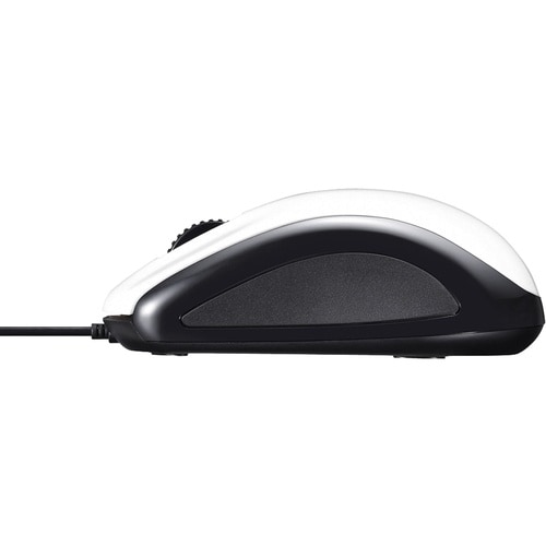 BUFFALO 有線レーザー式マウス 静音/3ボタ