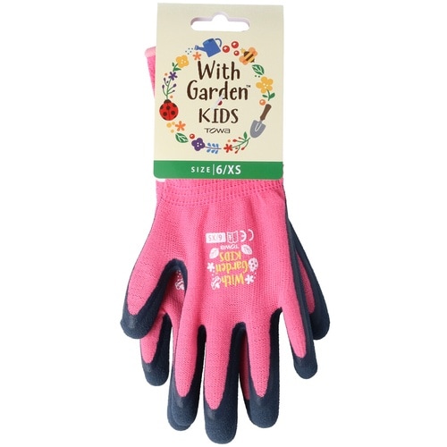 トワロン 天然ゴム背抜き手袋 Withgarden