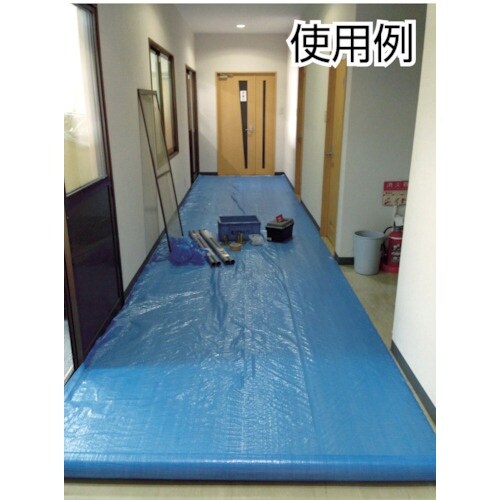 ユタカメイク 薄手ブルーシート 1.8m×1.8m