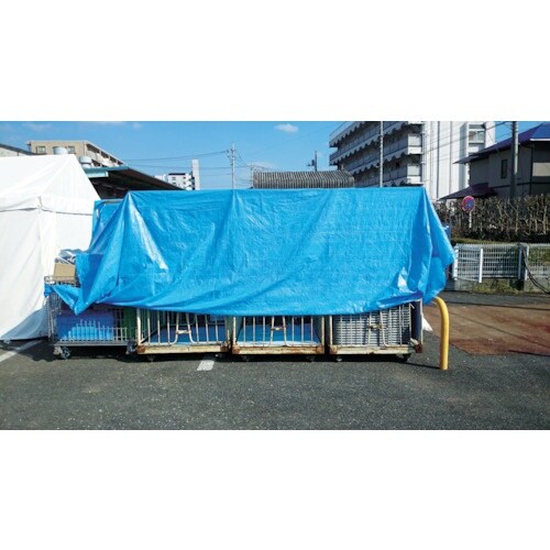 ユタカメイク 薄手ブルーシート 1.8m×1.8m