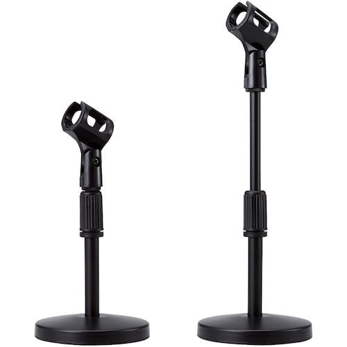 ELECOM マイクスタンド 卓上型 高さ・角度調