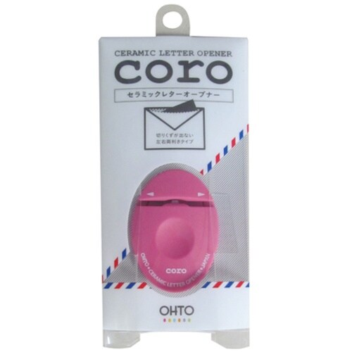OHTO セラミックレターオープナー ピンク