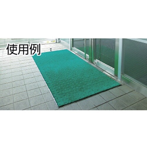 テラモト 雨天用マット エコレインマット グレー