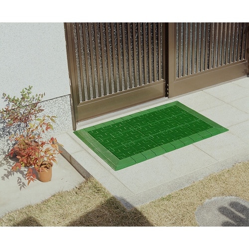 テラモト 屋外マット テラロイヤルマット 若草 9