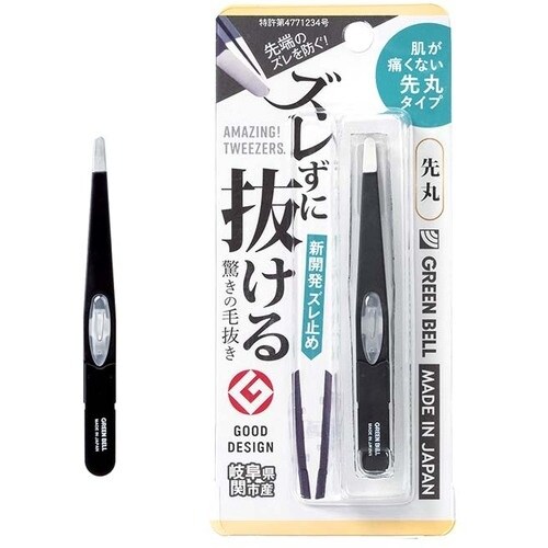 GREENBELL ズレずに抜ける驚きの毛抜き 先