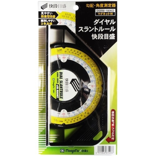 SK ダイヤルスラントルール 快段目盛 MG付 測