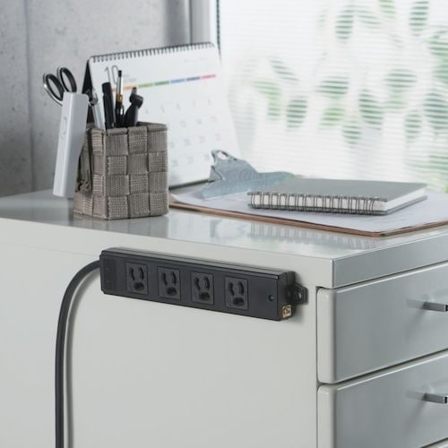 ELECOM タップ 工事用 抜け止め 3P 4個