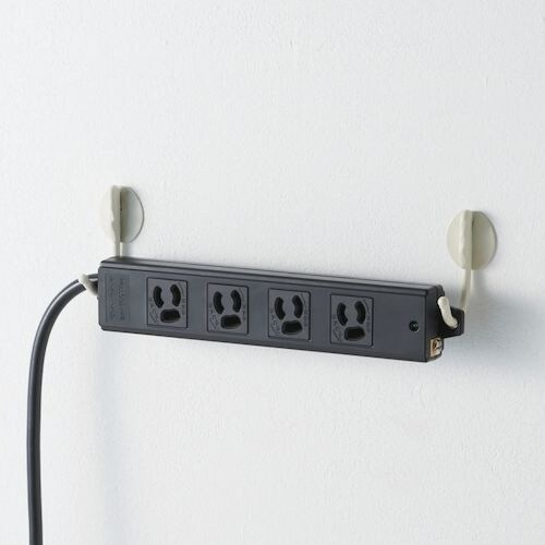 ELECOM タップ 工事用 抜け止め 3P 4個