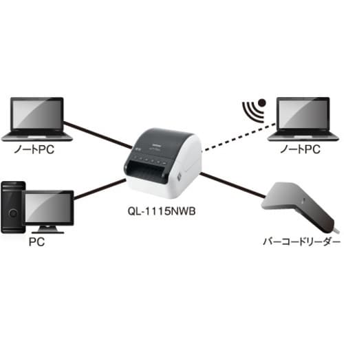 brother 4インチ感熱ラベルプリンター”QL