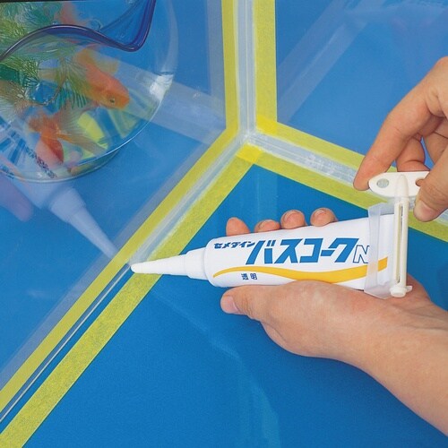 セメダイン バスコークN 透明 P100ml(防カ