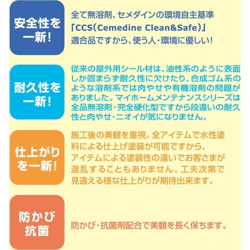 セメダイン 建築用シーリング剤 石材シール ダーク