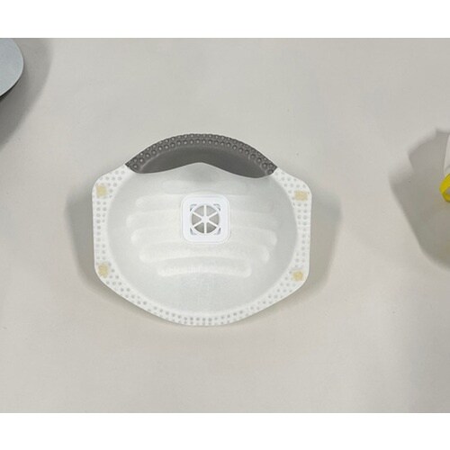 AS 使い捨て式防塵マスク DS2排気弁付 10枚