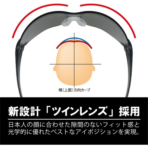 YAMAMOTO 一眼型セーフティグラス レンズ色