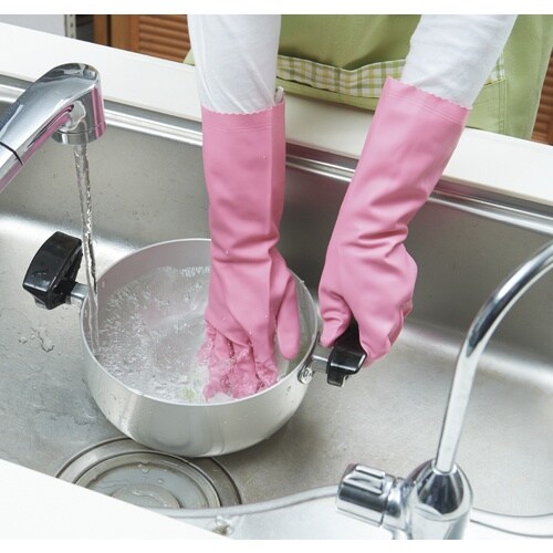 ビニスター 塩化ビニール手袋 ソフトエース ピンク