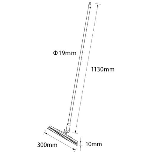 BURRTEC バーキュートプラス機械下清掃用ブラ