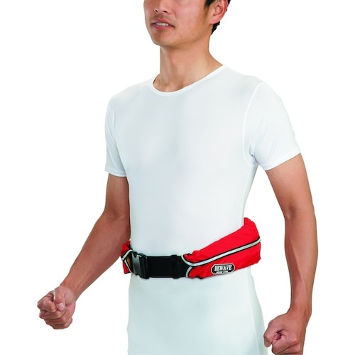 OCEANLIFE 自動膨張式ウエストタイプ 作業