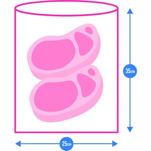 ワタナベ 冷凍抗菌保存袋 (小)
