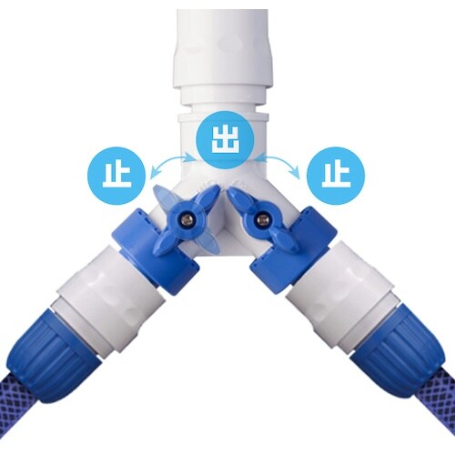 タカギ 三方コネクターコック付