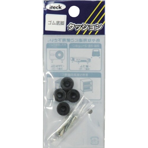 光 ゴム底脚 10mm丸 (4個入)