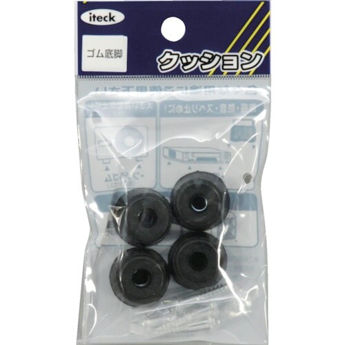 光 ゴム底脚 20mm丸 (4個入)