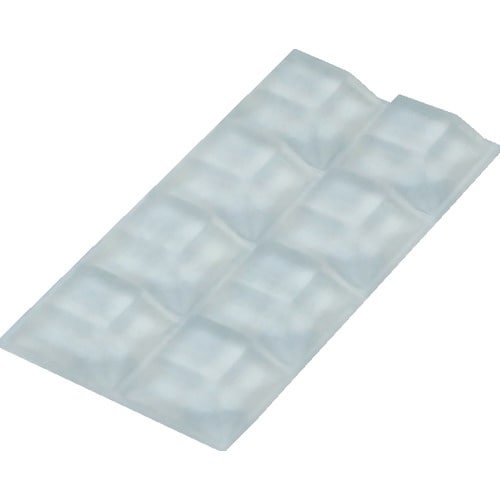 光 ウレタンクッション12mm角 透明 (8個入)