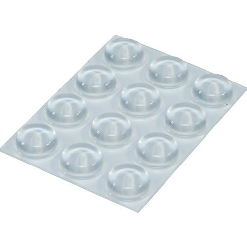 光 ウレタンクッション12.8丸 透明 (12個入